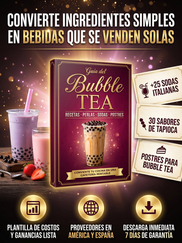 Recetario de Bubble Tea