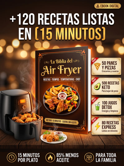 La Biblia del Air Fryer · Método 15 Minutos